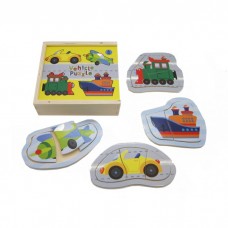 Wooden Transport Puzzle Box 4 in 1 Wooden Transport Puzzle Box 4 in 1